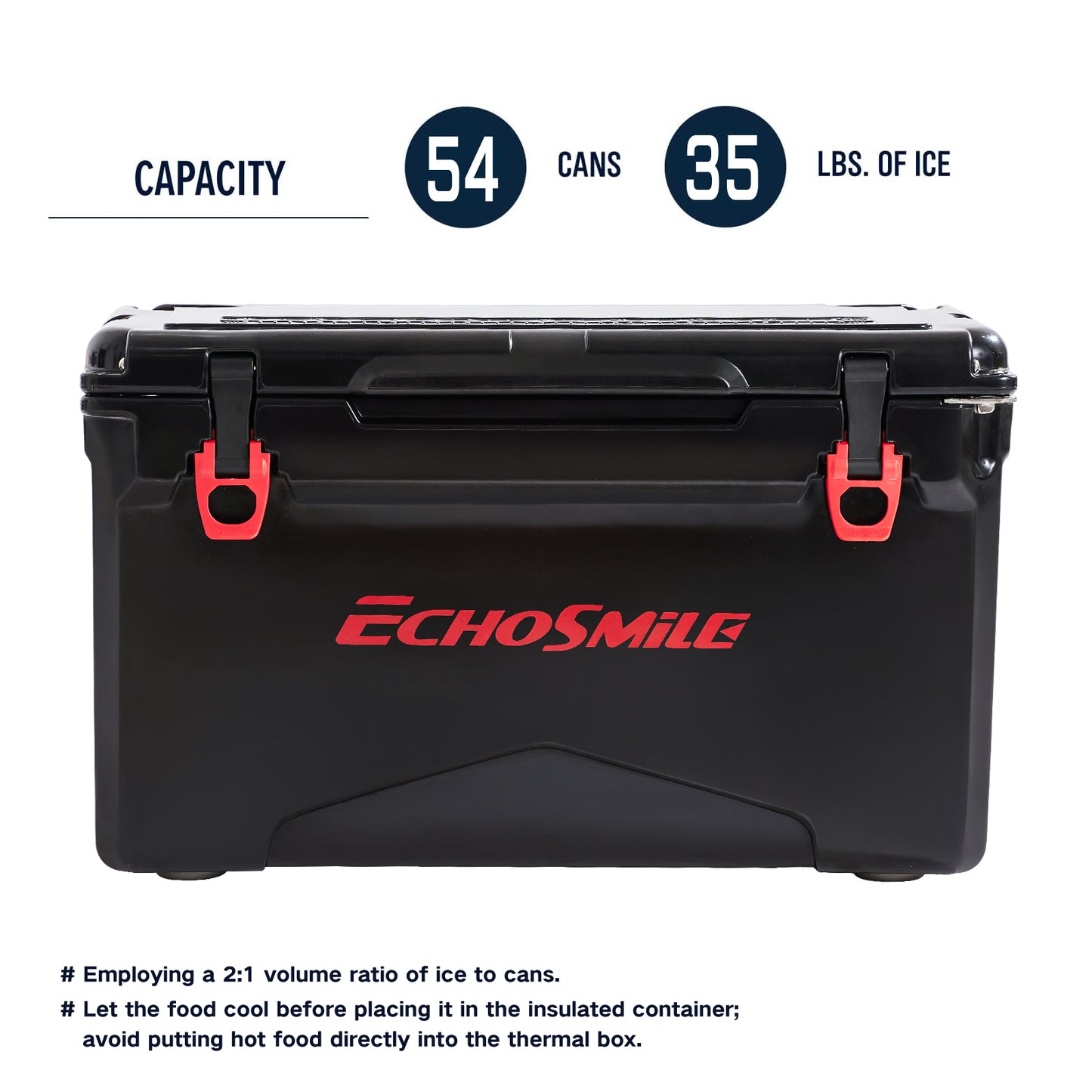 EchoSmile 35 qt. Rotomolded Cooler