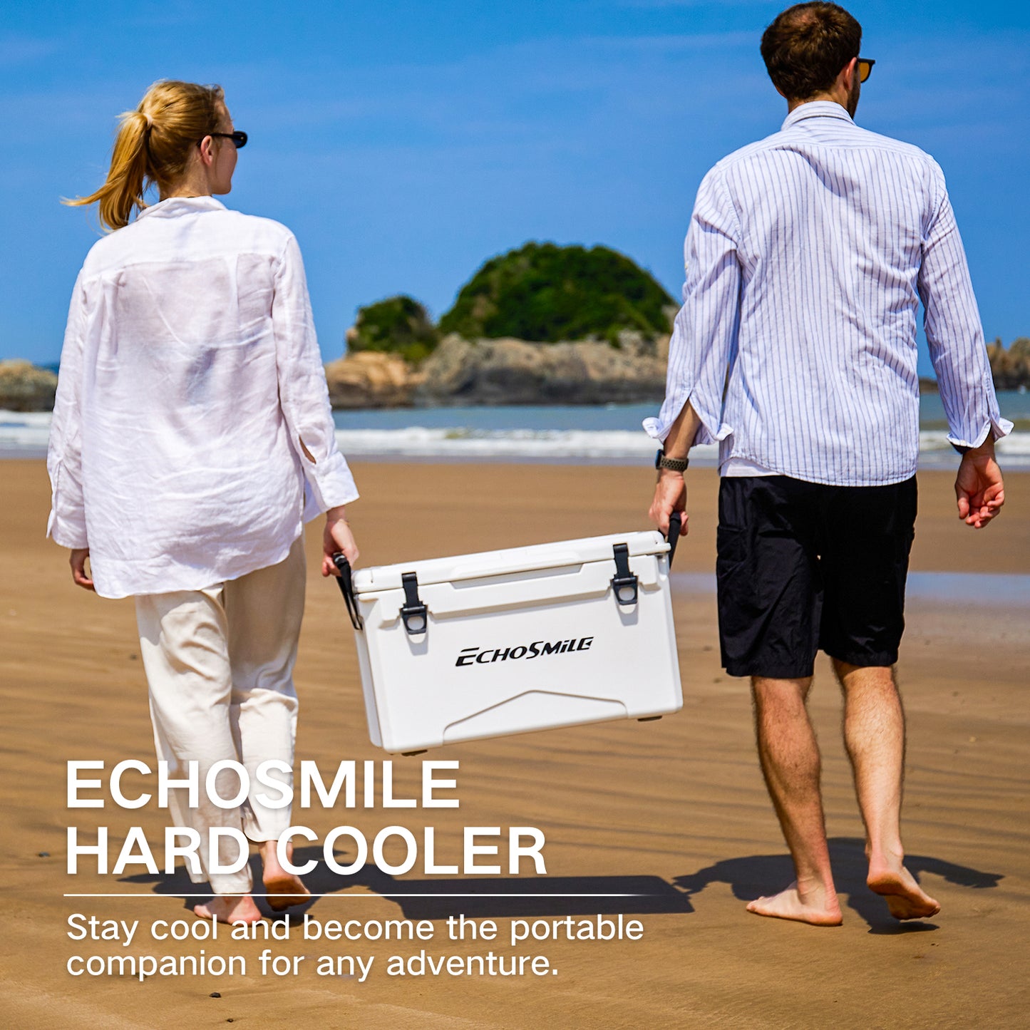EchoSmile 35 qt. Rotomolded Cooler