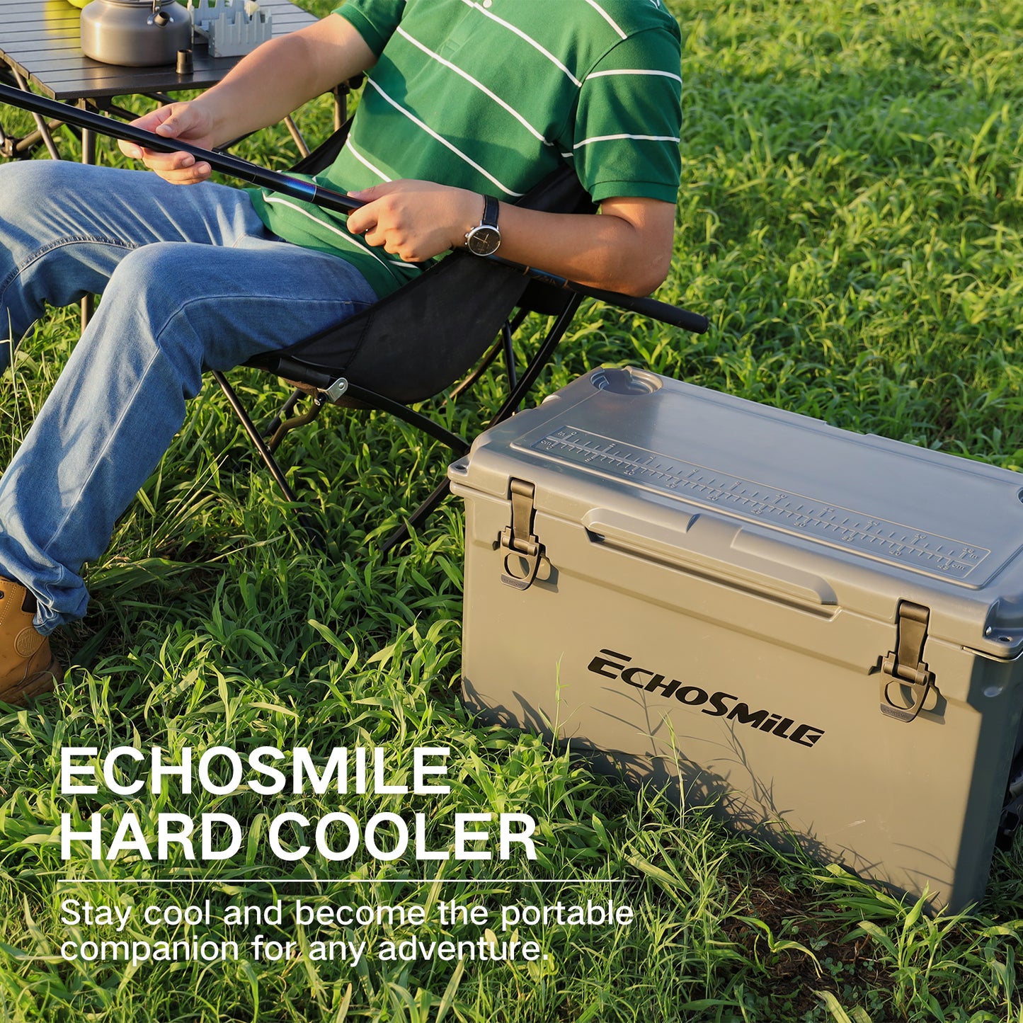 EchoSmile 40 qt. Rotomolded Cooler