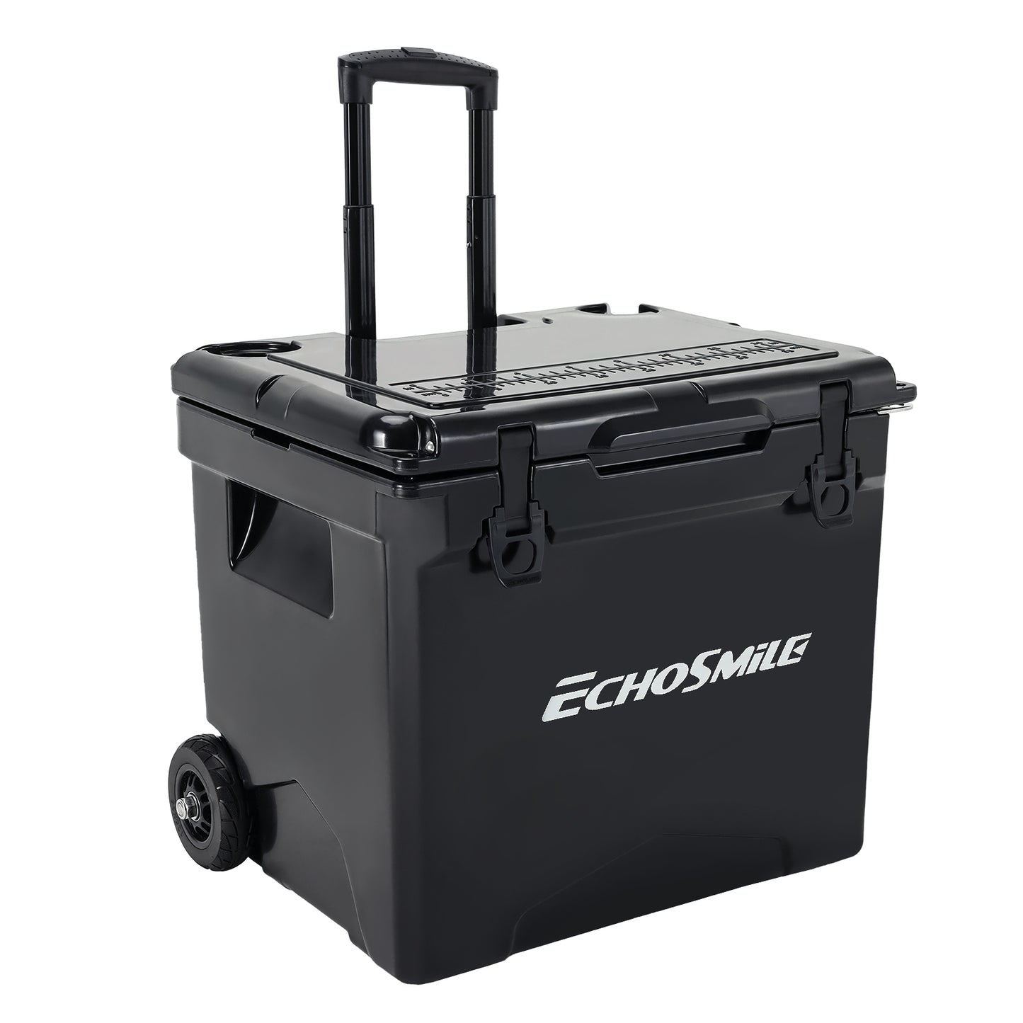 EchoSmile 45 qt. Rotomolded Cooler with Sealing Ring in Black
