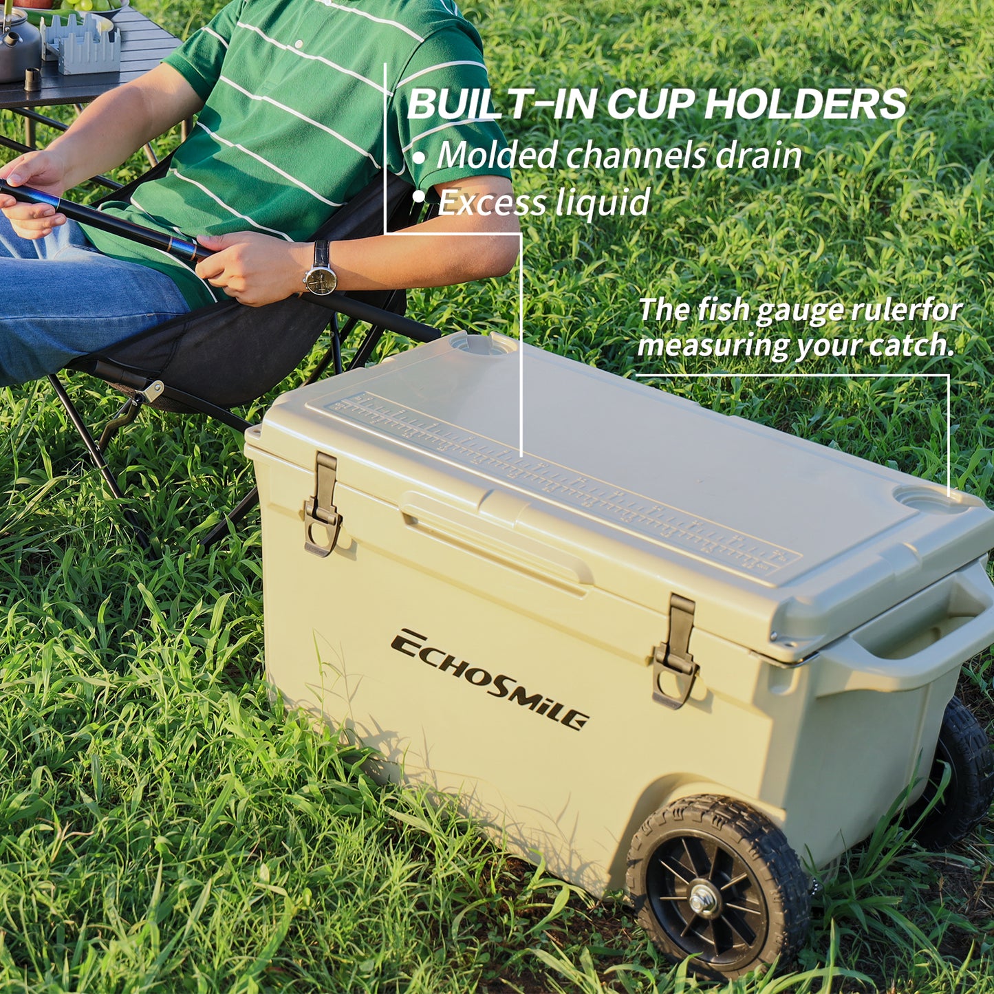 EchoSmile 75 qt. Rotomolded Cooler