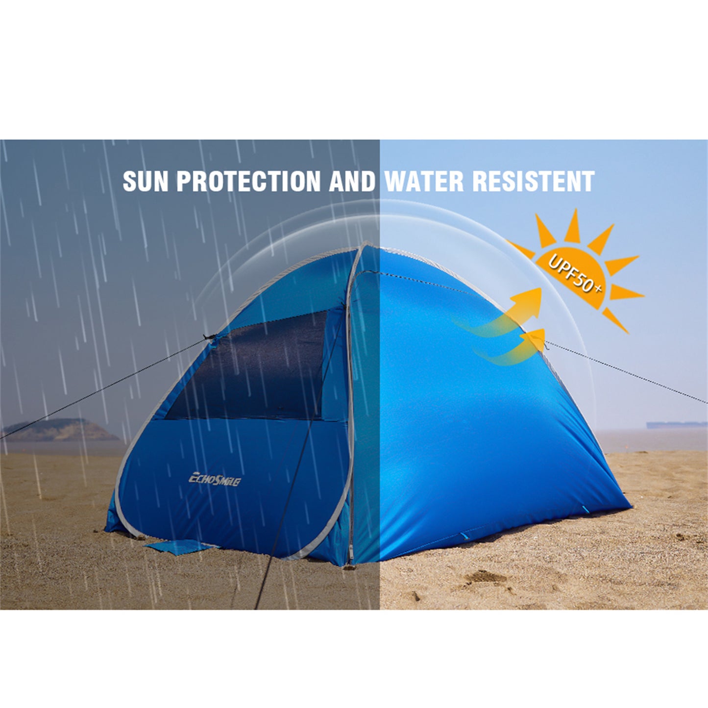 EchoSmile 4-Person Nylon Dome Tent