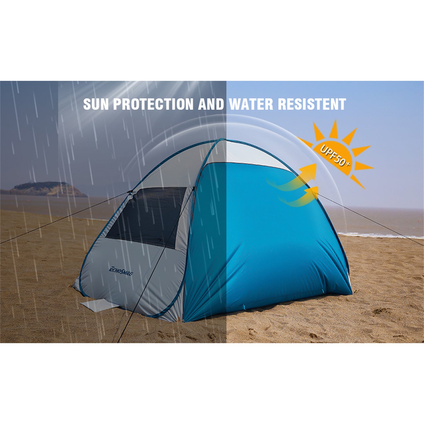 EchoSmile 4-Person Nylon Dome Tent