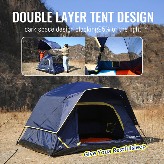 EchoSmile 2-Person Nylon Dome Tent