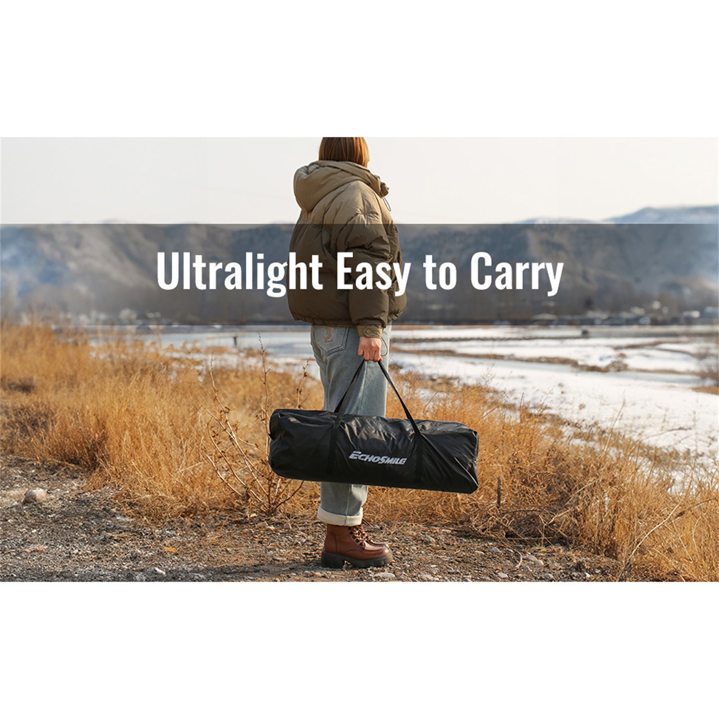 EchoSmile 2-Person Nylon Dome Tent