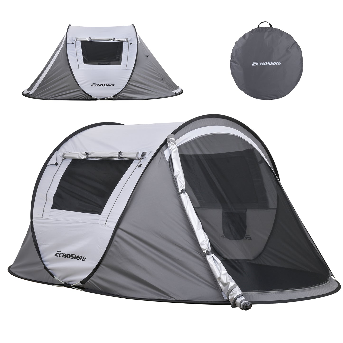EchoSmile 2-Person Pop Up Camping Tent