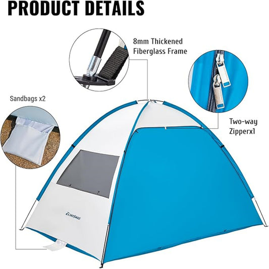 EchoSmile 4-Person Nylon Dome Tent