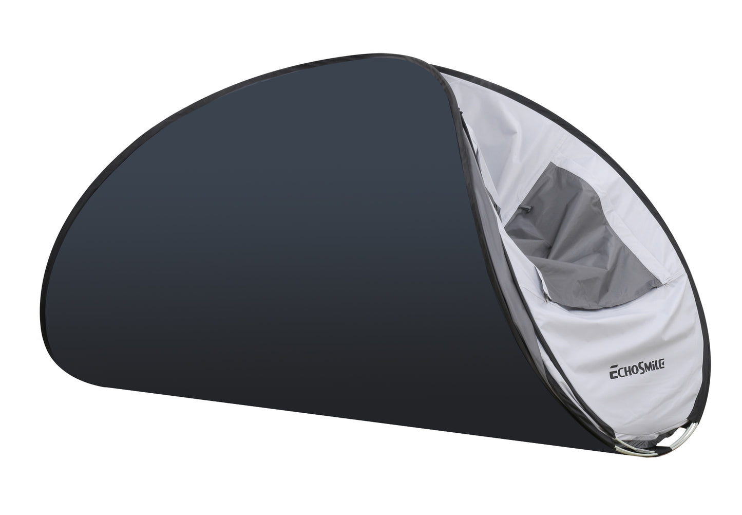 EchoSmile 4-Person White and Grey Pop Up Camping Tent