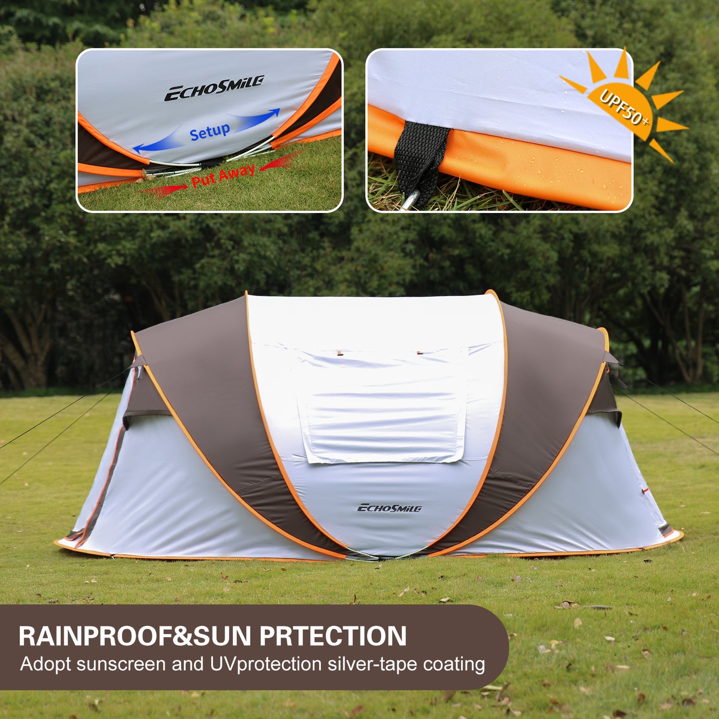 EchoSmile 8-Person Pop Up Boat Tent