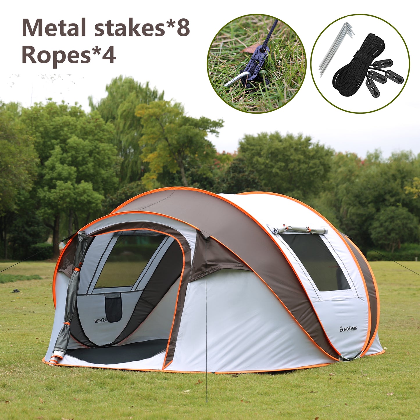 EchoSmile 8-Person Pop Up Boat Tent