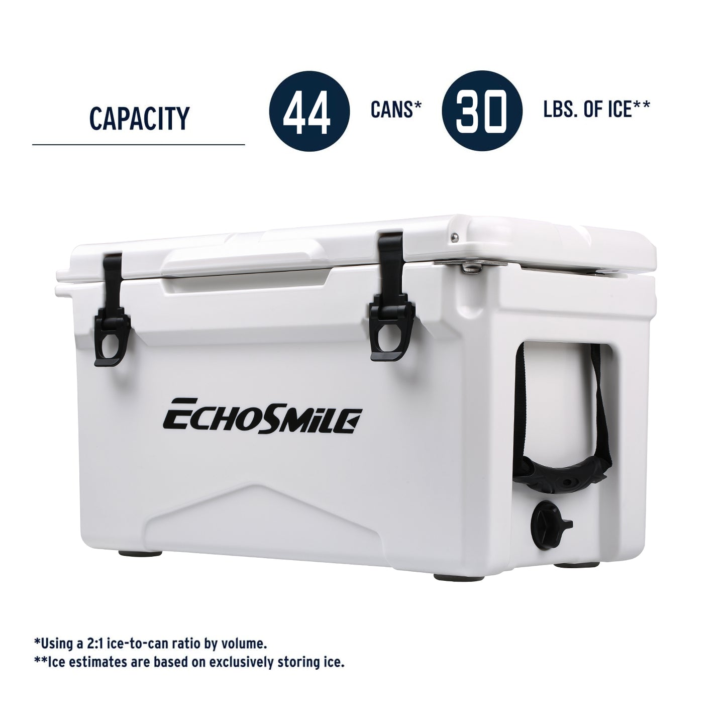 EchoSmile 30 qt. Rotomolded Cooler