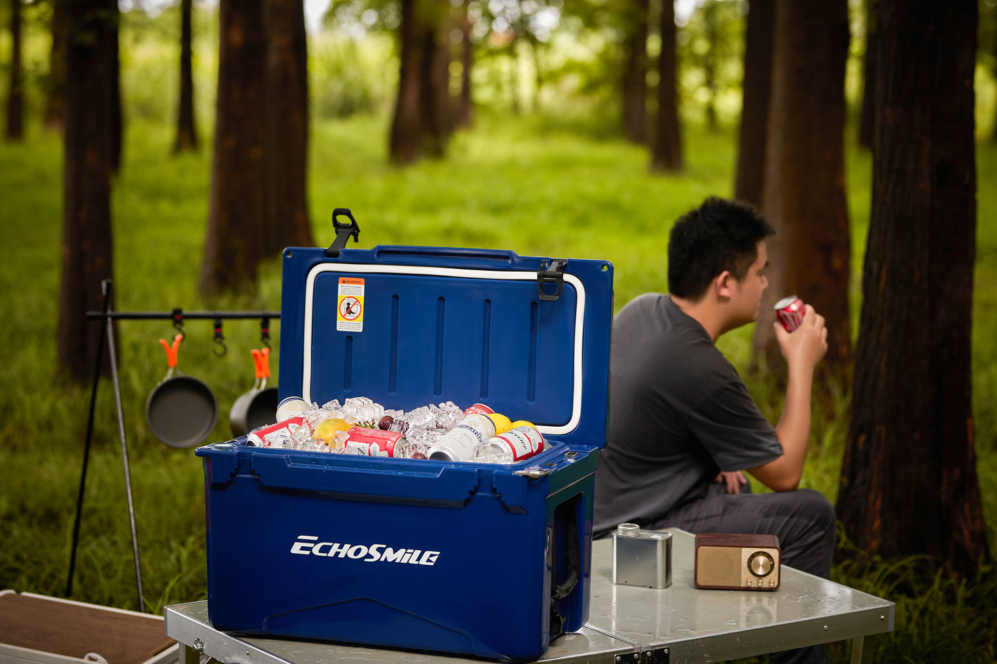 EchoSmile 40 qt. Rotomolded Cooler