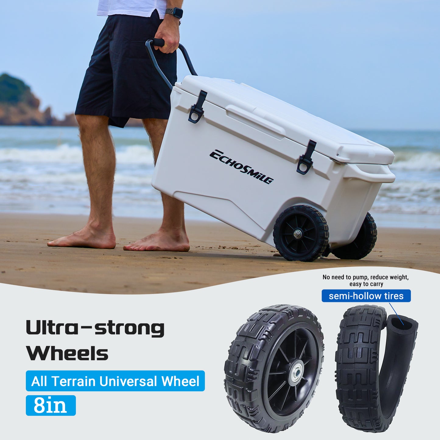 EchoSmile 75 qt. Rotomolded Cooler